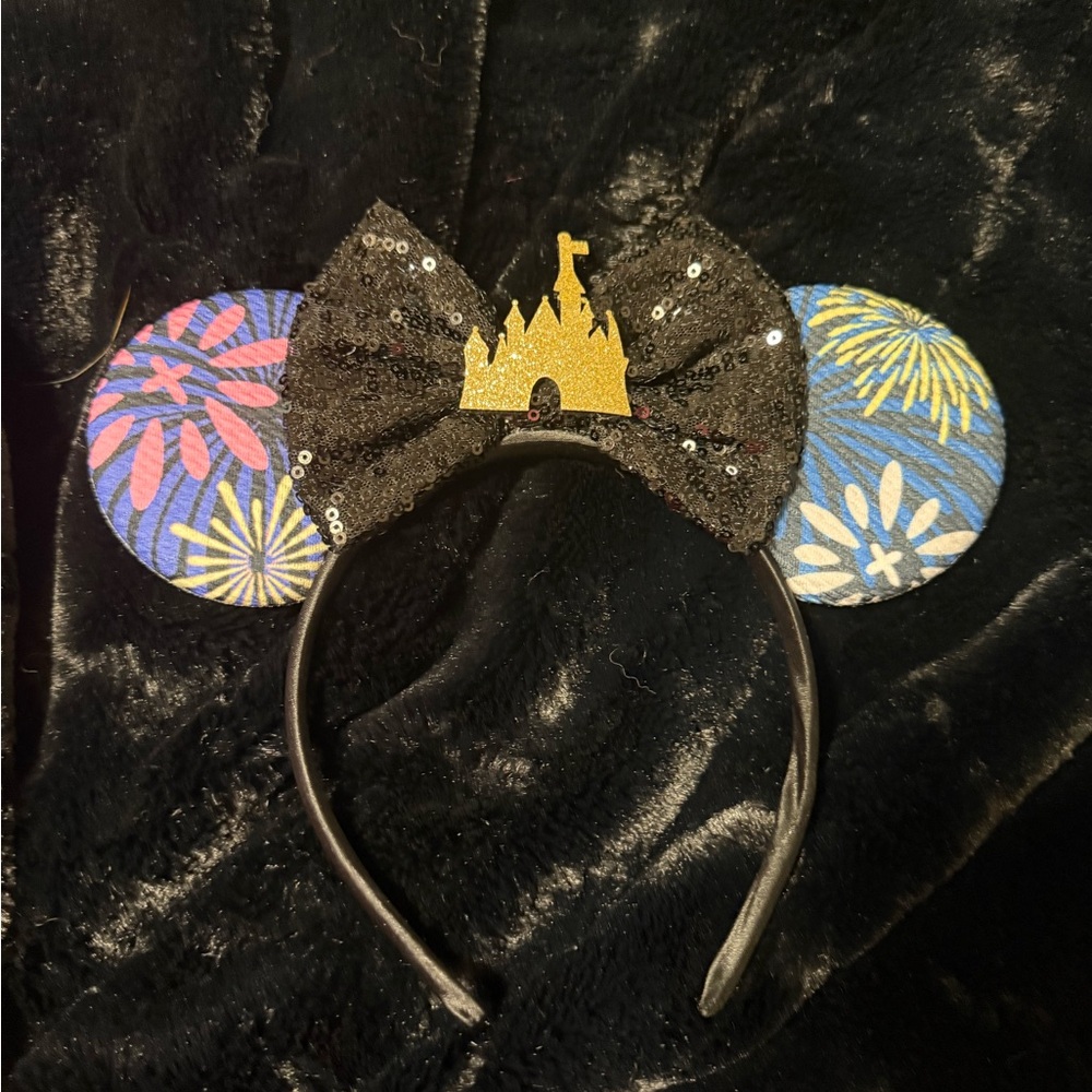 Homemade Sequin Bow Castle Headband